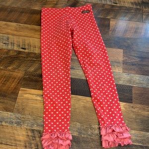 Girls size 10 Matilda Jane ruffle leggings